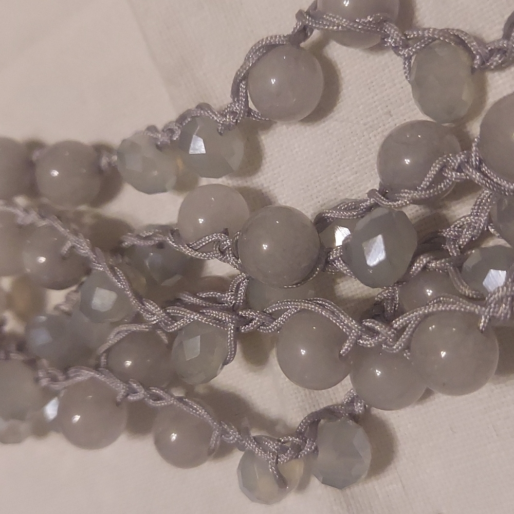 You & I Jewelry | You & I Signature Acrylic Lightweight multi-strand necklace - Picture 2 of 4